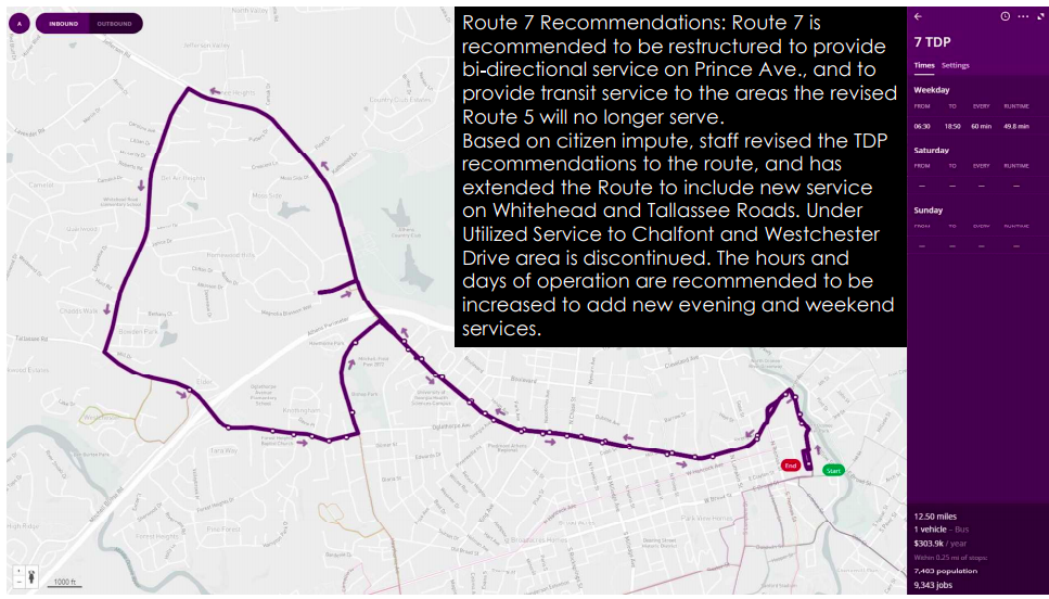 route 7 bus ACC